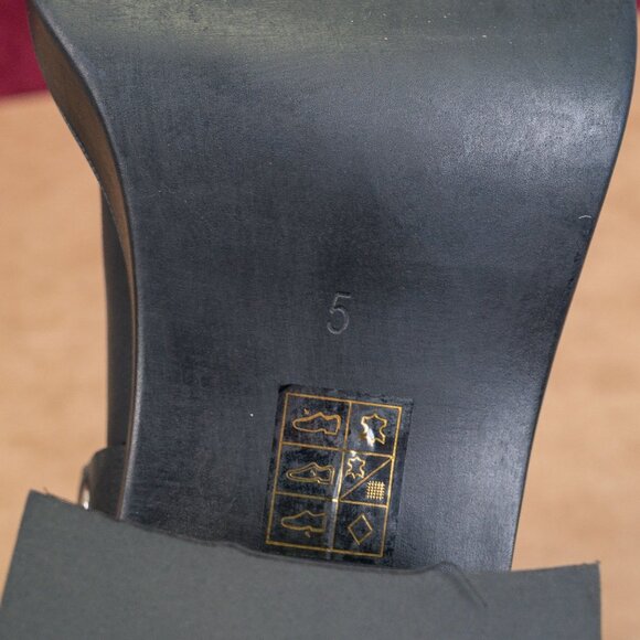 Jeffrey Campbell Women Operator Black Leather Moto Biker Ankle Boots sz 5 - Picture 7 of 8